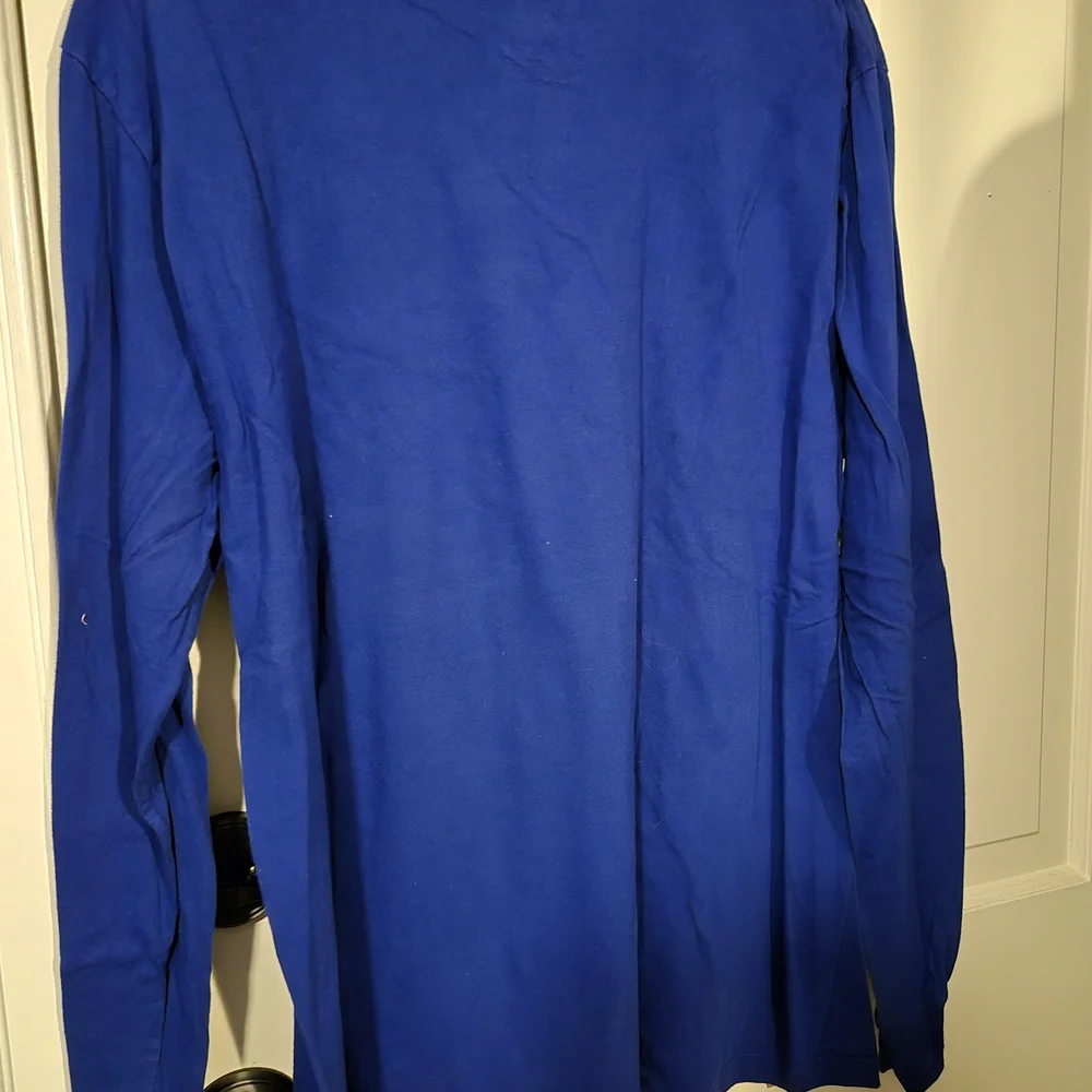 Nike Blue Long Sleeve Shirt with White Accents 1438/325